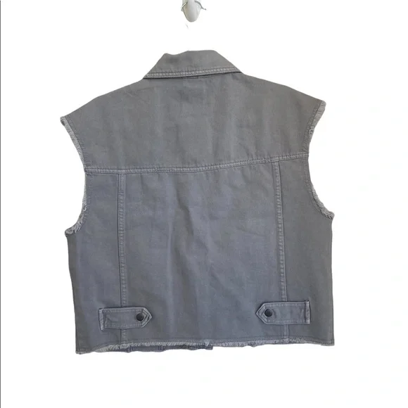 Zara Denim Pocket Vest